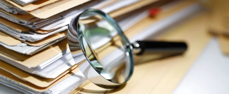 Magnifying glass Search Documents